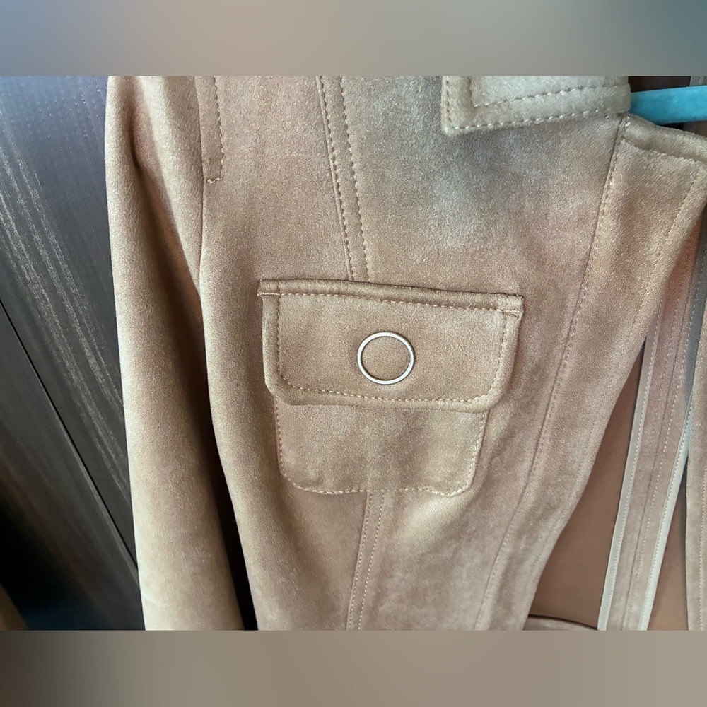 White House Black Market Camel Jacket and skirt set - Picture 8 of 11